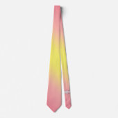Milo Dale Pink & Yellow Men's Necktie Krawatte (Vorderseite)