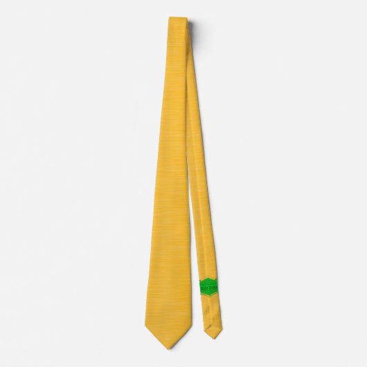 Milo Dale St Patrick's Gold Yellow Men's Krawatte (Vorderseite)