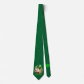 Milo Dale St Patricks Igel Green Men's Krawatte (Vorderseite)
