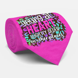 Milo Dale Young bei Heart Pink Men's Necktie Krawatte