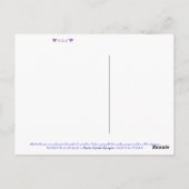 Milo das Monster, Postkarte (Rückseite)