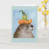 Milo David, die Flussotterkarte Karte (Gelbe Blume)