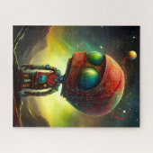 Milo der kosmische Spaceman Explorer des Star Puzzle (Horizontal)