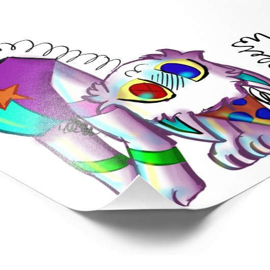 Milo ist Albern Print Fotodruck (Ecke)