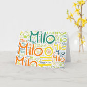 Milo Karte (Gelbe Blume)
