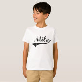 Milo-klassischer Art-Name T-Shirt (Vorne ganz)