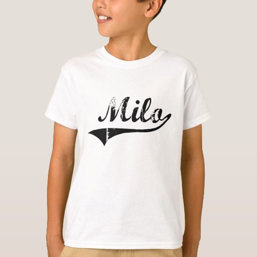 Milo-klassischer Art-Name T-Shirt (Vorderseite)