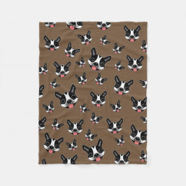 Milo The Boston Terrier Fleecedecke
