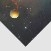 Milo the Cosmic Spaceman Explorer Decoupage Seidenpapier (Detail)