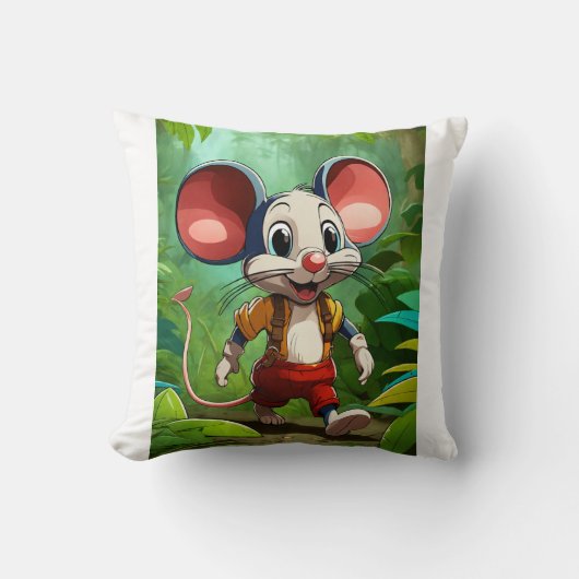 Milo the Jungle Mouse Kissen (Vorderseite)