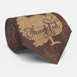 Milo Turkey Erntedank Brown Krawatte