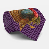 Milo Turkey Erntedank Lila Krawatte (Gerollt)