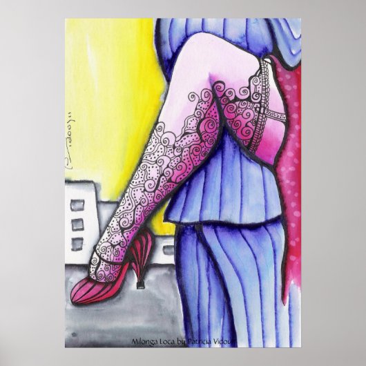 Milonga Loca Poster (Vorne)