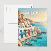 Milos Griechenland Postkarte (Vorne/Hinten)
