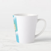 Milos, griechische Insel Karte Reiseplakatkunst. Milchtasse (Rechts)