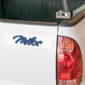 Milos Name blue Aufkleber Sticker Autoaufkleber (Auf Lkw)