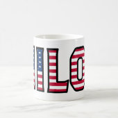 Milos Name Vorname USA styled Tasse Kaffeetasse (Mittel)