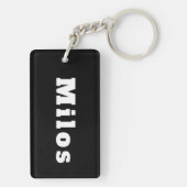 Milos Schlüsselanhänger (Rückseite)