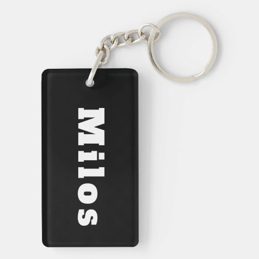 Milos Schlüsselanhänger (Rückseite)