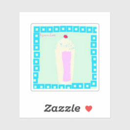 Milshake Signora Latte Aufkleber