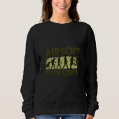 Milsim Airsoft Game Human Evolution Gun Sports Sweatshirt (Vorderseite)