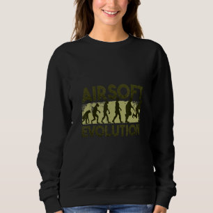 Milsim Airsoft Game Human Evolution Gun Sports Sweatshirt