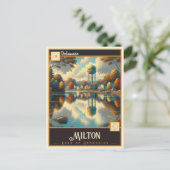 Milton, Delaware | Vintage Postkarte (Stehend Vorderseite)