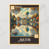 Milton, Delaware | Vintage Postkarte (Vorderseite)