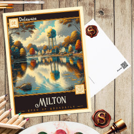 Milton, Delaware | Vintage Postkarte