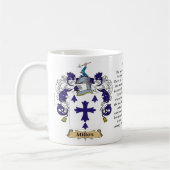 Milton, der Ursprung, die Bedeutung und das Wappen Kaffeetasse (Links)