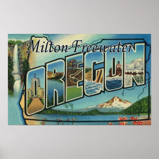 Milton-Freewater, Oregon - Große Briefszenen Poster (Vorne)