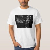 Milton Friedman-Politik-Absichts-Zitat T-Shirt (Vorderseite)