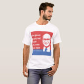 Milton Friedman-Zitat: Der Power, gutes zu tun T-Shirt (Vorne ganz)