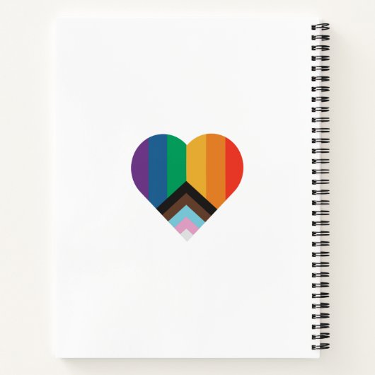 Milton ist ein PRIDE LGBTQ+ Notebook für eine Fami Notizblock (Rückseite)