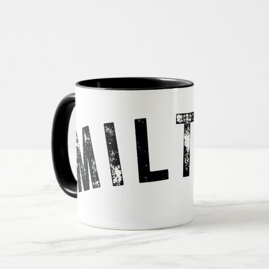 Milton MA Riesenrustikale Tasse (Vorderseite Links)