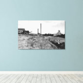 Milton, Oregon Ansicht Town Elevator Foto Leinwanddruck (Insitu (Holzboden))