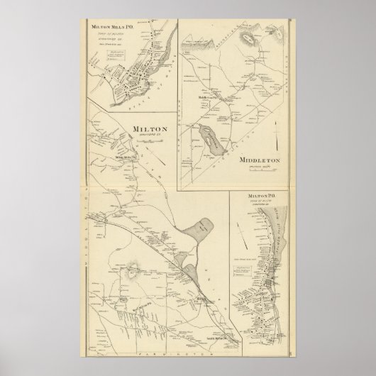 Milton, Strafford Co Poster (Vorne)