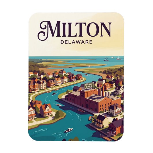 Milton USA Magnet (Vertikal)