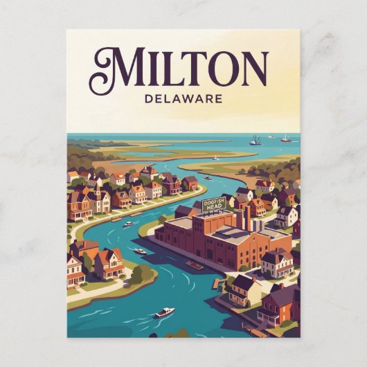 Milton USA Postkarte (Vorderseite)