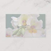 Miltonia-Orchidee • Visitenkarte (Rückseite)