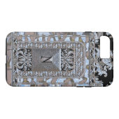 Miltonshire Vogue Monogram N Case-Mate iPhone Hülle (Rückseite (Horizontal))