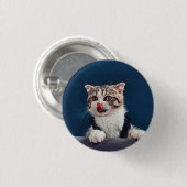 Milu Cat Button (Vorne & Hinten)