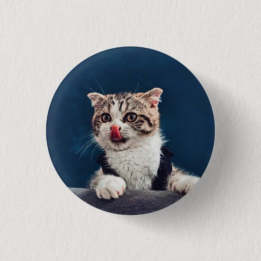 Milu Cat Button (Vorderseite)