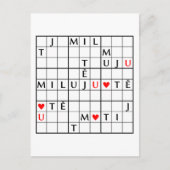 Miluju tě postkarte (Vorderseite)