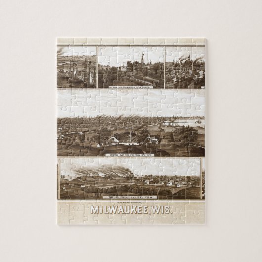 Milwaukee 1882 puzzle (Vertikal)