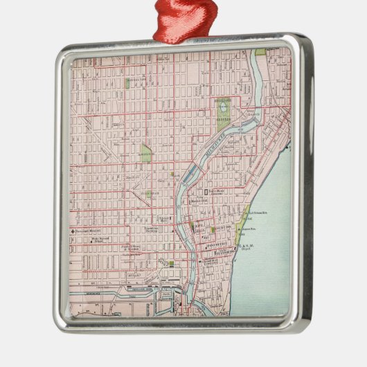 Milwaukee 2 ornament aus metall (Links)