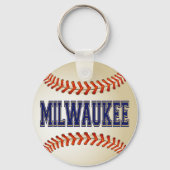 MILWAUKEE BASEBALL SCHLÜSSELANHÄNGER (Vorderseite)