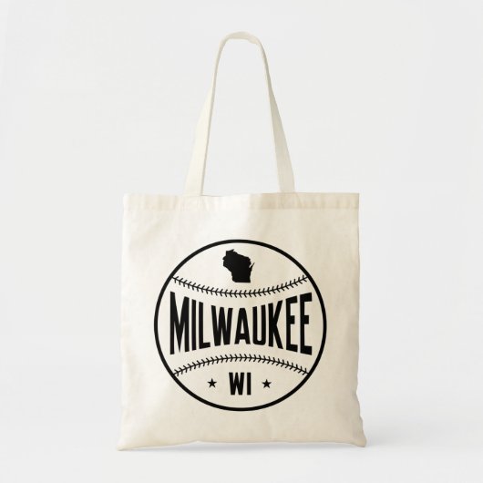 Milwaukee Baseball Themed Tragetasche (Vorne)