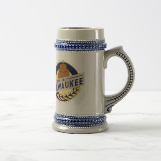 Milwaukee-Bier Stein Bierglas