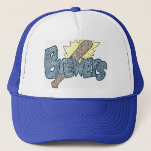 Milwaukee Brewers-Baseballmütze Truckerkappe